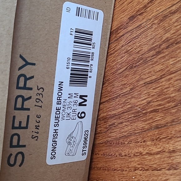 Sperry Songfish Dark Brown Suede Topsiders - Size 6 - Picture 11 of 12